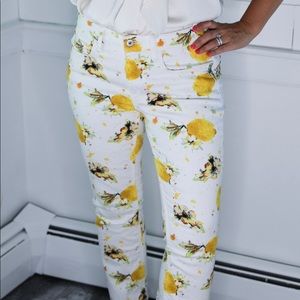 Anthropologie Pilcro and Letterpress lemon jean